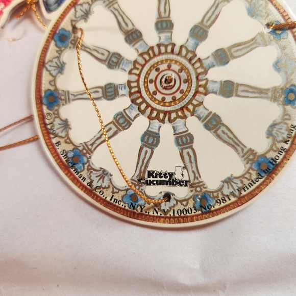 Kitty Cucumber Mini Mobile Christmas Ornament, 1991 - Picture 5 of 10